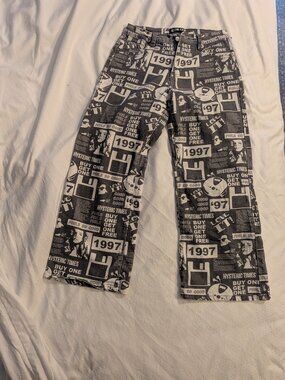 Y2K The Kript Fira Wide Leg Jeans - S
